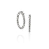 Essentials Silver Hoop Earrings 22mm - EB98923-John Hardy-Renee Taylor Gallery