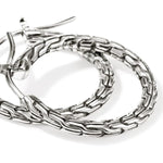 Essentials Silver Hoop Earrings 22mm - EB98923-John Hardy-Renee Taylor Gallery