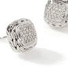Classic Chain Diamond Pavé Stud Earring - EBP92372DI-John Hardy-Renee Taylor Gallery