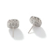 Classic Chain Black Sapphire Stud Earring - EBS92372BLS-John Hardy-Renee Taylor Gallery
