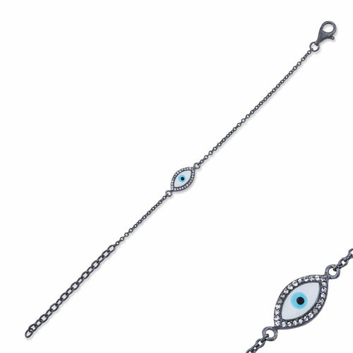 Evil Eye Bracelet with Sapphire by Lika Behar
