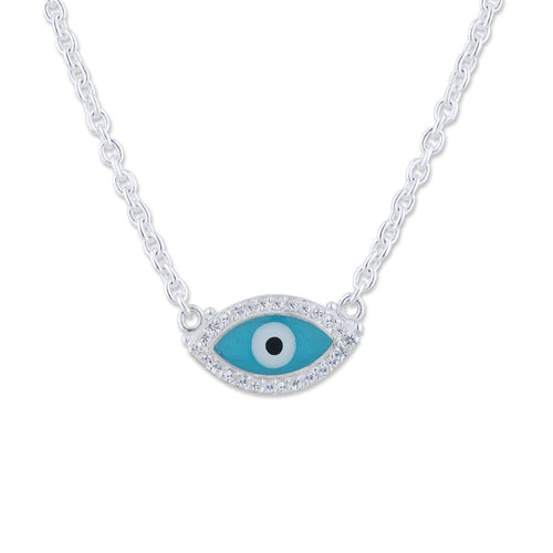 Evil Eye Pendant with Sapphire by Lika Behar