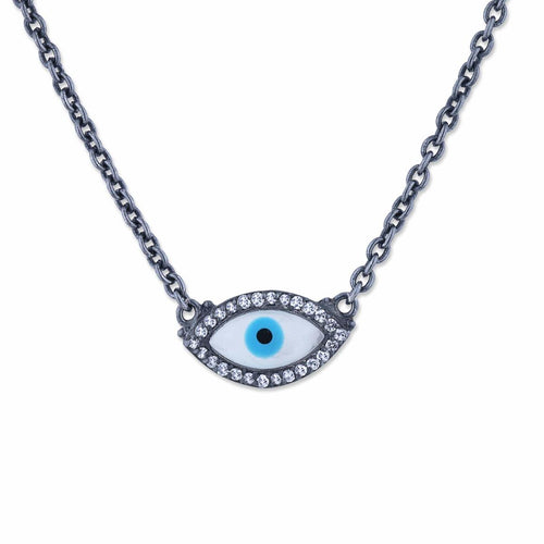 Evil Eye Pendant with Sapphire by Lika Behar