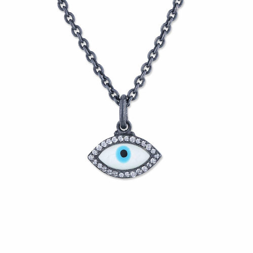 Evil Eye Pendant with Sapphire by Lika Behar