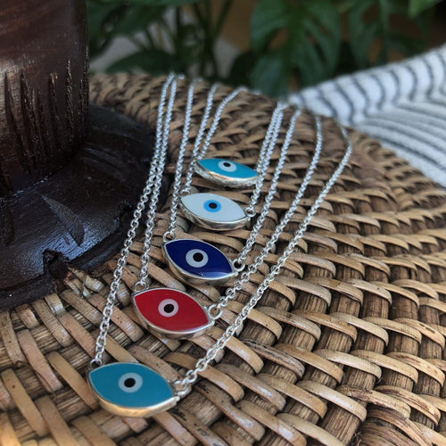Evil Eye Pendant with Sapphire by Lika Behar