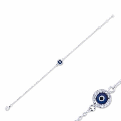 Evil Eye Bracelet with Diamond by Lika Behar