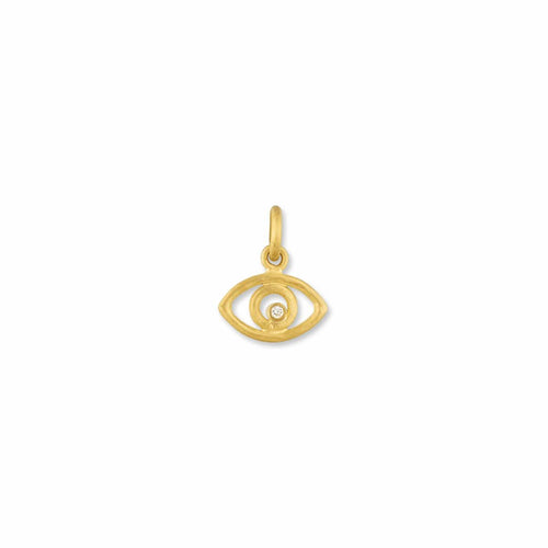 Evil Eye 12mm with Diamond by Lika Behar