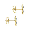 14K Yellow Gold Stacked Flower Diamond Stud Earrings - EG12465Y45JJ-Gabriel & Co.-Renee Taylor Gallery