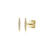 14K Yellow Gold Pavé Diamond Spiked Stud Earrings - EG13083Y45JJ-Gabriel & Co.-Renee Taylor Gallery