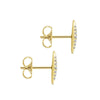 14K Yellow Gold Pavé Diamond Spiked Stud Earrings - EG13083Y45JJ-Gabriel & Co.-Renee Taylor Gallery