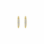 14K Yellow Gold Classic Round 15mm Diamond Huggies - EG13327Y45JJ-Gabriel & Co.-Renee Taylor Gallery