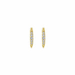 14K Yellow Gold Classic Round 15mm Diamond Huggies - EG13327Y45JJ-Gabriel & Co.-Renee Taylor Gallery