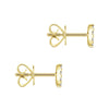 14K Yellow Gold Pear Shaped Pavé Diamond Stud Earrings - EG13338Y45JJ-Gabriel & Co.-Renee Taylor Gallery