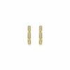 14K Yellow Gold Segmented 10mm Diamond Huggies - EG13457Y45JJ-Gabriel & Co.-Renee Taylor Gallery