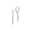 14K White Gold Diamond Bar Drop Leverback Earrings - EG14028W45JJ-Gabriel & Co.-Renee Taylor Gallery