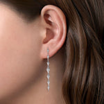 14K White Gold Linear Diamond Station Drop Earrings - EG14281W45JJ-Gabriel & Co.-Renee Taylor Gallery
