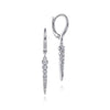 14K White Gold Diamond Spike Drop Earrings - EG14515W45JJ-Gabriel & Co.-Renee Taylor Gallery