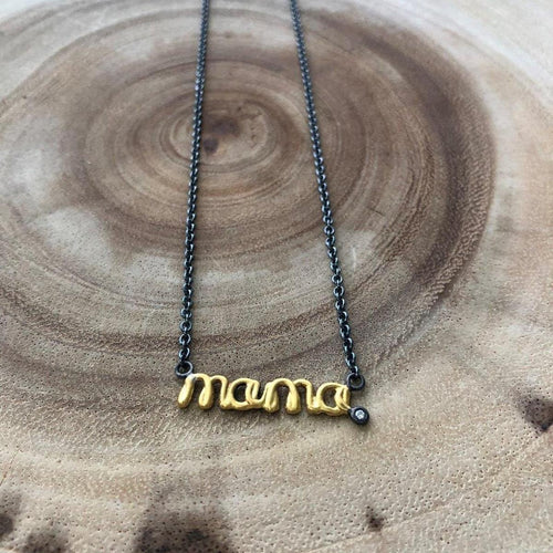 Expressions Mama Necklace with Diamond by Lika Behar