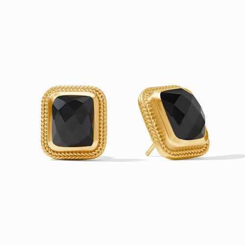Cheval Stone Stud - Obsidian Black-Julie Vos-Renee Taylor Gallery