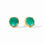 Honey Stud Earrings-Iridescent Emerald Green - ER576GIEG00-Julie Vos-Renee Taylor Gallery