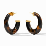 Madison Statement Hoop - Tortoiseshell-Julie Vos-Renee Taylor Gallery