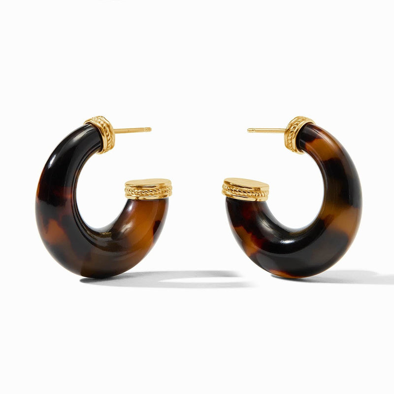 Madison Statement Hoop - Tortoiseshell-Julie Vos-Renee Taylor Gallery