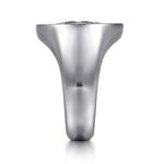 Emboss Signet Wide Band 925 Sterling Silver - MR20147SVJJJ-Gabriel & Co.-Renee Taylor Gallery
