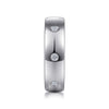 14K White Gold Diamond Men's Wedding Ring in High Polished Finish - MR15672W44JJ-Gabriel & Co.-Renee Taylor Gallery