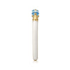14K Yellow Gold Blue Topaz Open Stackable Ring with White Enamel - LR52652E9Y4JBT-Gabriel & Co.-Renee Taylor Gallery