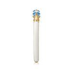 14K Yellow Gold Blue Topaz Open Stackable Ring with White Enamel - LR52652E9Y4JBT-Gabriel & Co.-Renee Taylor Gallery