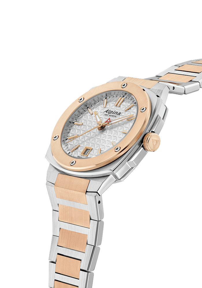 Extreme Lady’s Quartz Two-Tone Stainless Steel Silver Dial Watch – AL-220S2AE2B-Alpina-Renee Taylor Gallery