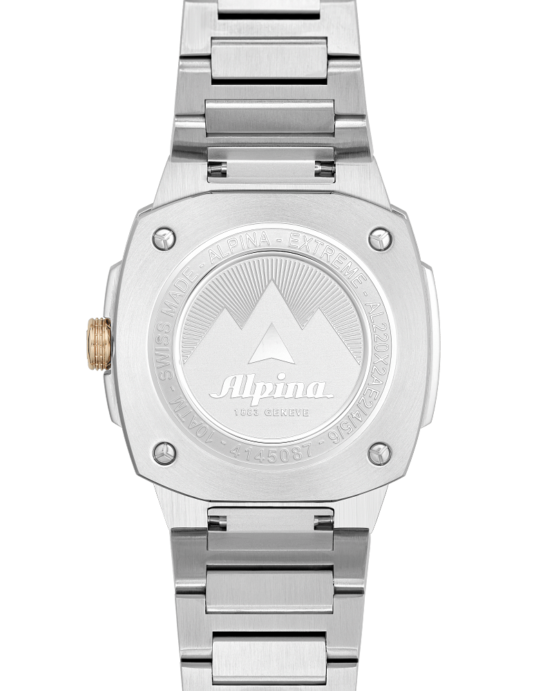 Extreme Lady’s Quartz Two-Tone Stainless Steel Silver Dial Watch – AL-220S2AE2B-Alpina-Renee Taylor Gallery
