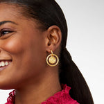 Astor 6-in-1 Charm Earrings - Iridescent Clear Crystal-Julie Vos-Renee Taylor Gallery