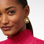 Astor 6-in-1 Charm Earrings - Iridescent Clear Crystal-Julie Vos-Renee Taylor Gallery