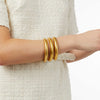 Havana Statement Bangle - BG274G-Julie Vos-Renee Taylor Gallery