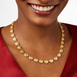 Tudor Tennis Necklace - Raspberry-Julie Vos-Renee Taylor Gallery