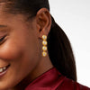 Tudor Tier Earrings - Peacock Blue-Julie Vos-Renee Taylor Gallery