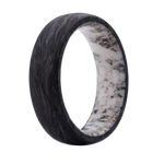 (7mm) Forged Carbon Fiber Dome w/ Elk Antler Interior Sleeve - K7FCFANT111-10-Heavy Stone-Renee Taylor Gallery