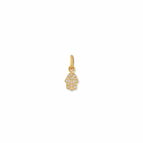 Hamsa 22K Pendant with Diamonds by Lika Behar