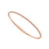 14K Rose Gold Round Diamond Flexible Bangle Bracelet - FSBG5000S8P-iDD-Renee Taylor Gallery