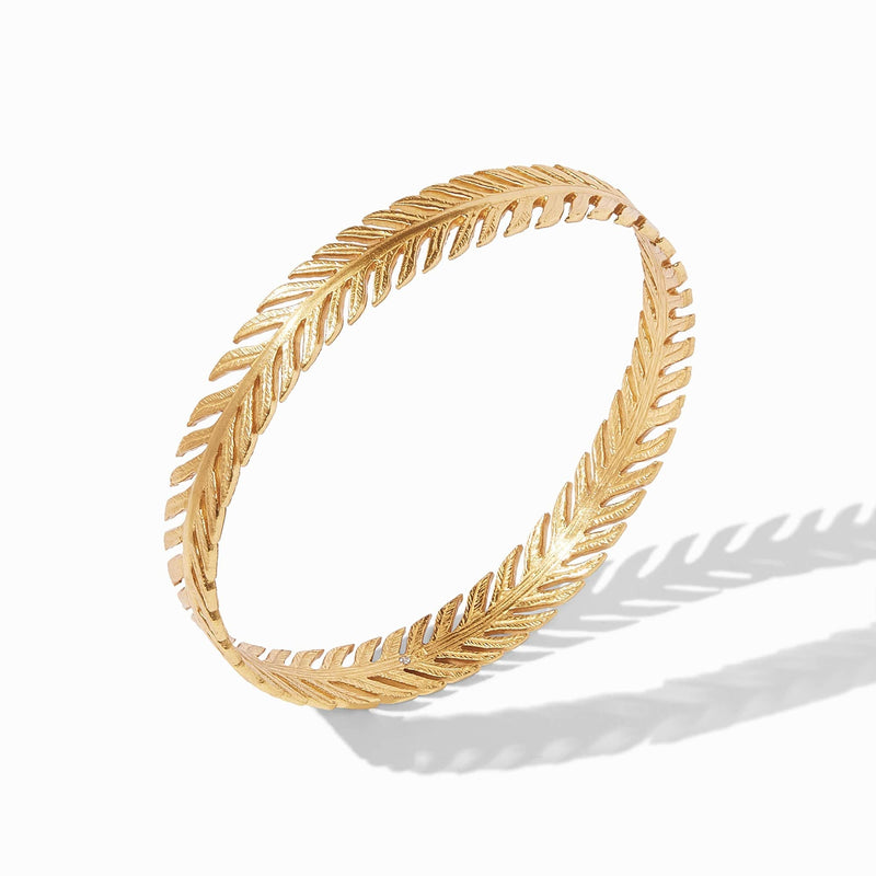 Gold Fern Bangle - BG246G-Julie Vos-Renee Taylor Gallery