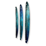 "Fizzy Blu Boats" Triptych-Greg Schadt-Renee Taylor Gallery