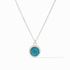 Fleur-de-Lis Solitaire Iridescent Montana Necklace - N377SIPE00-Julie Vos-Renee Taylor Gallery