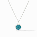 Fleur-de-Lis Solitaire Iridescent Montana Necklace - N377SIPE00-Julie Vos-Renee Taylor Gallery