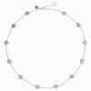 Florentine Demi Delicate Station Necklace-Silver - N303S00-Julie Vos-Renee Taylor Gallery