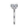 14K White Gold Oval Solitaire Engagement Ring (Setting Only) - ER15619O8W4JJJ-Gabriel & Co.-Renee Taylor Gallery