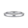 14K White Gold Wedding Band - WB16571O12W4JJJ-Gabriel & Co.-Renee Taylor Gallery