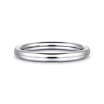 14K White Gold Wedding Band - WB16571O12W4JJJ-Gabriel & Co.-Renee Taylor Gallery