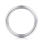 14K White Gold Wedding Band - WB16571O12W4JJJ-Gabriel & Co.-Renee Taylor Gallery