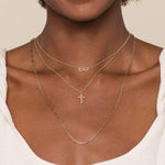 14K Yellow Gold Paperclip Chain Necklace – NK6768H-24Y4JJJ-Gabriel & Co.-Renee Taylor Gallery